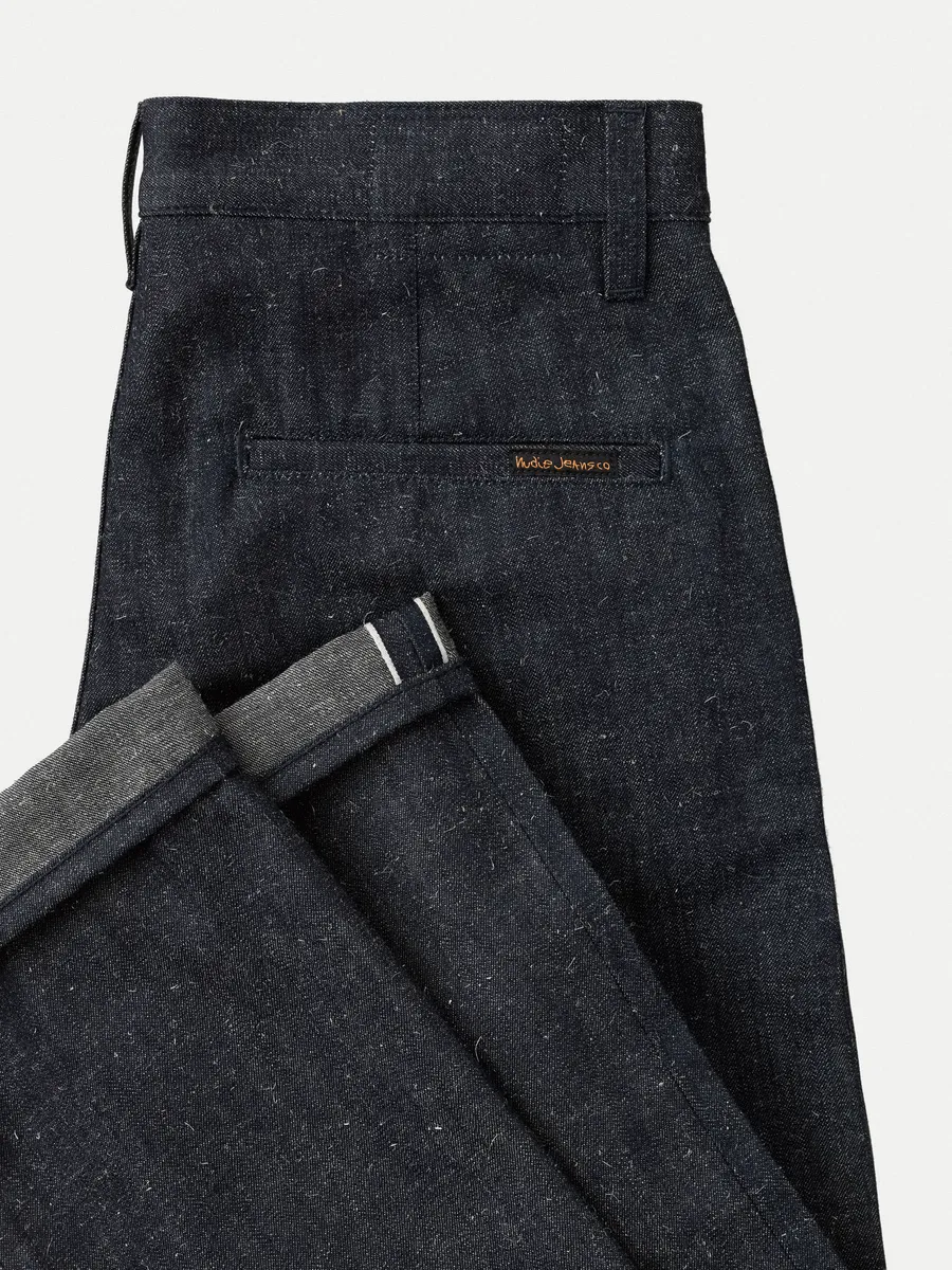 【Nudie Jeans】Easy Alvin Dry Bamboo Selvage 7.1oz  竹纖雪花錐型上寬下窄牛仔卡其褲