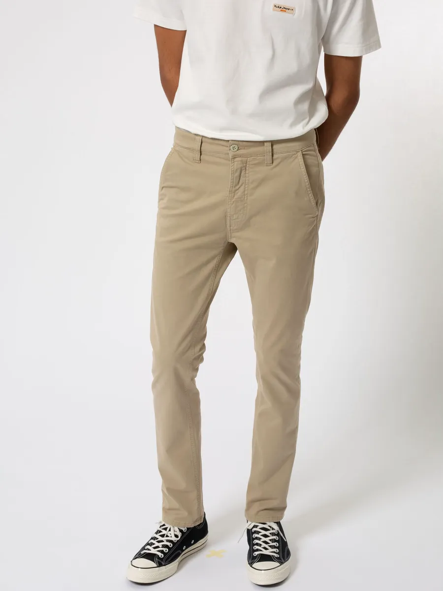 【Nudie Jeans】Slim Adam Beige Black Green / 義大利彈性布 不鬆不縮 修身小直筒 3色