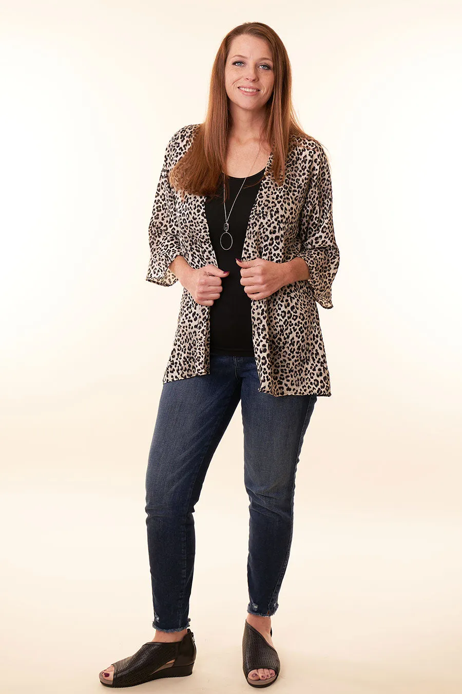 On The Wild Side - Animal Print Kimono