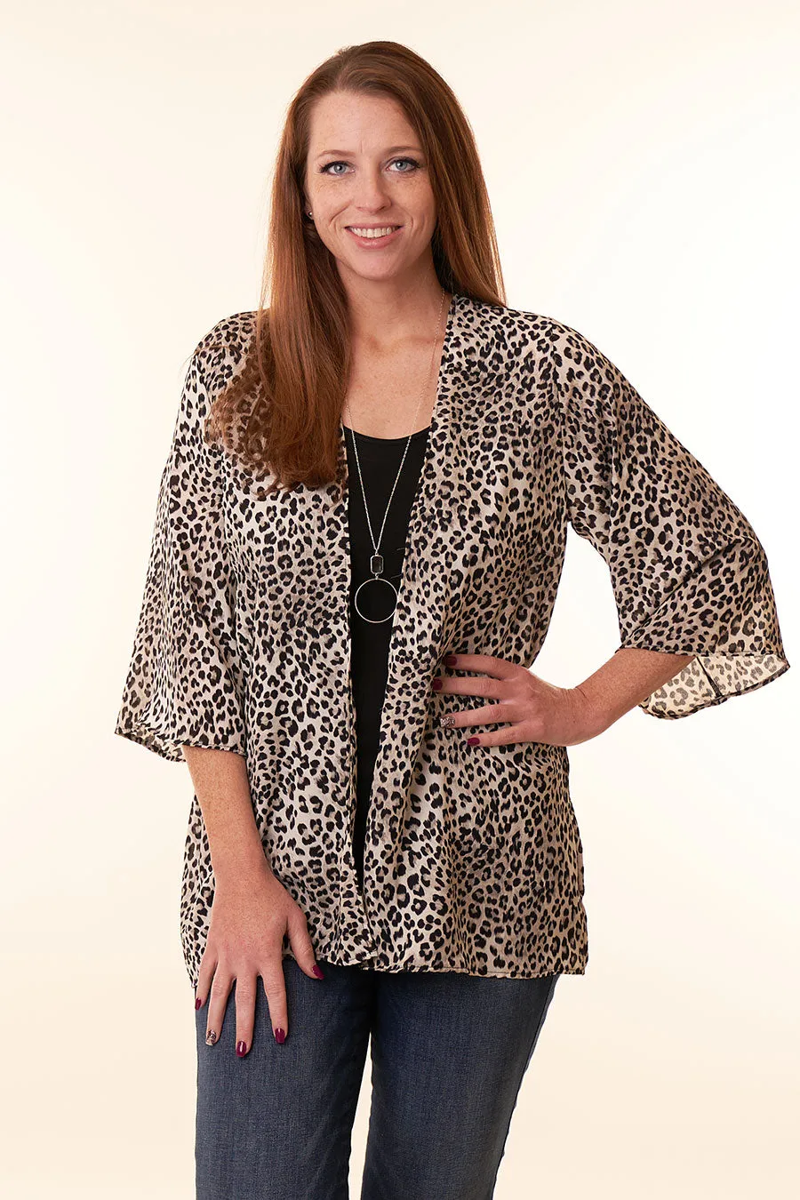 On The Wild Side - Animal Print Kimono