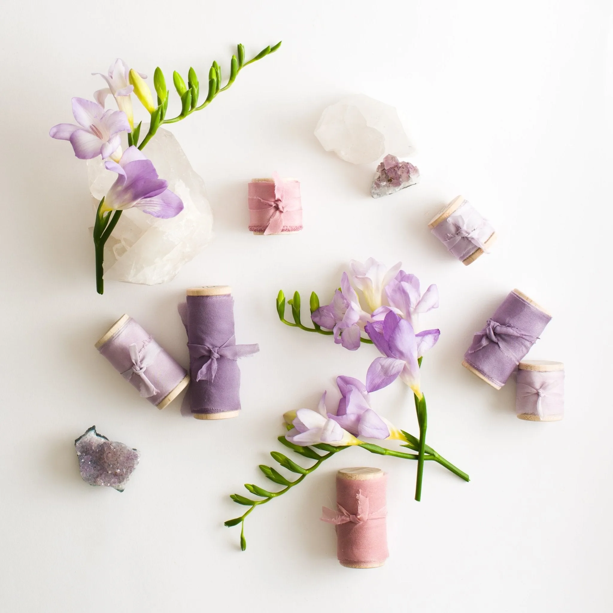 Orchid Silk Gauze Ribbon