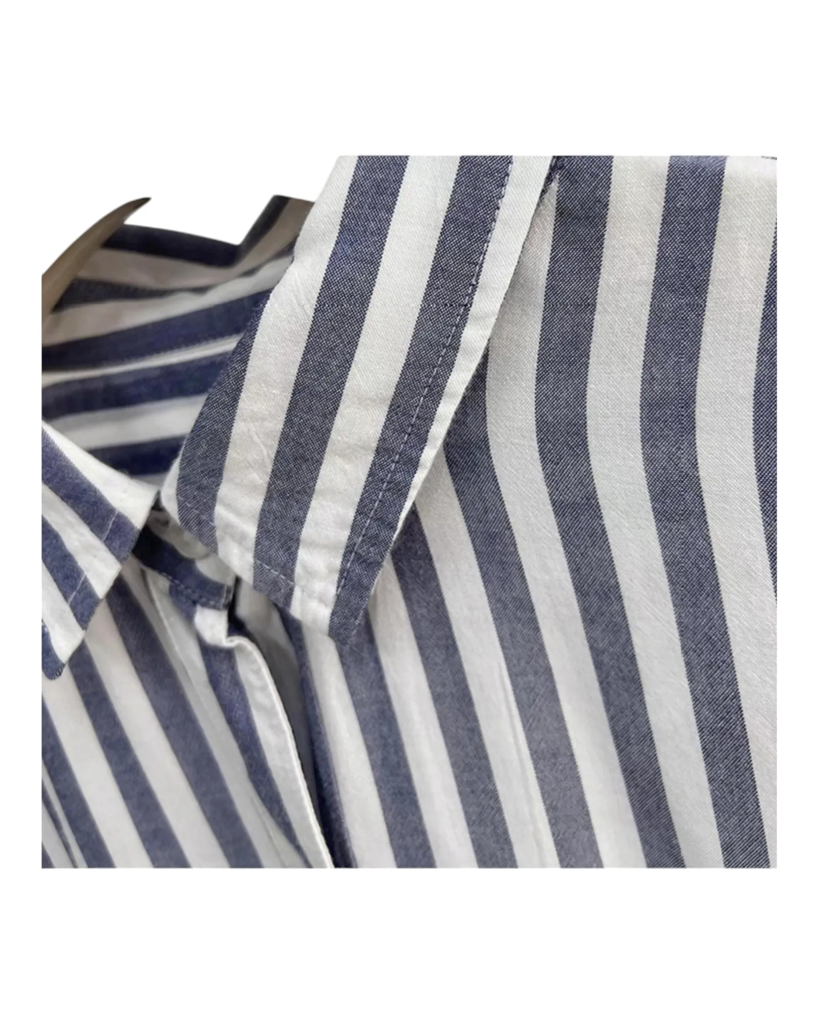 Oversized Striped Women's Cotton Shirt