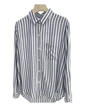 Oversized Striped Women's Cotton Shirt