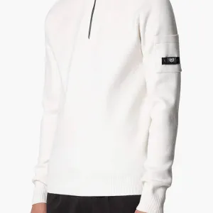 PALACE KNITTED HALFZIP | ECRU