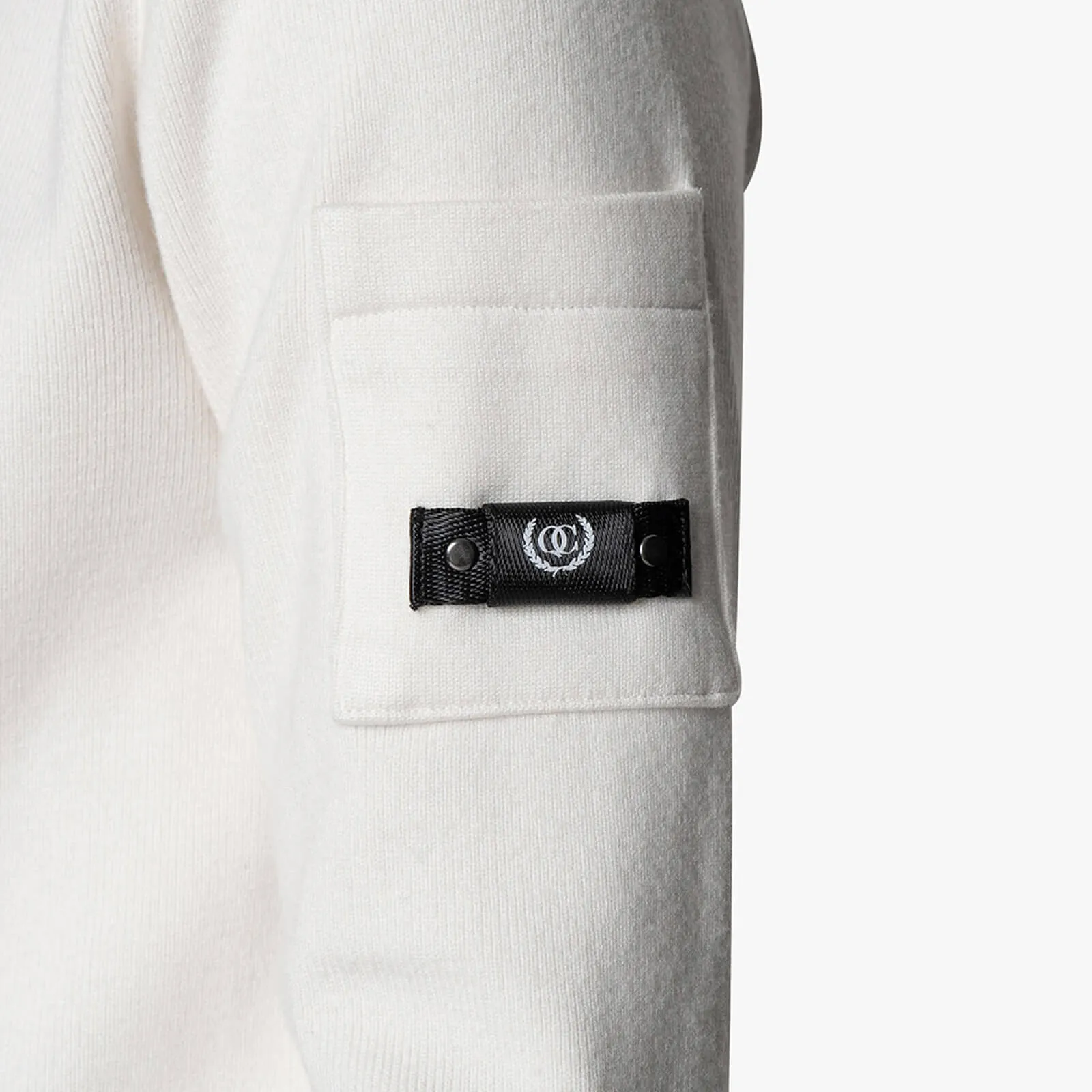PALACE KNITTED HALFZIP | ECRU