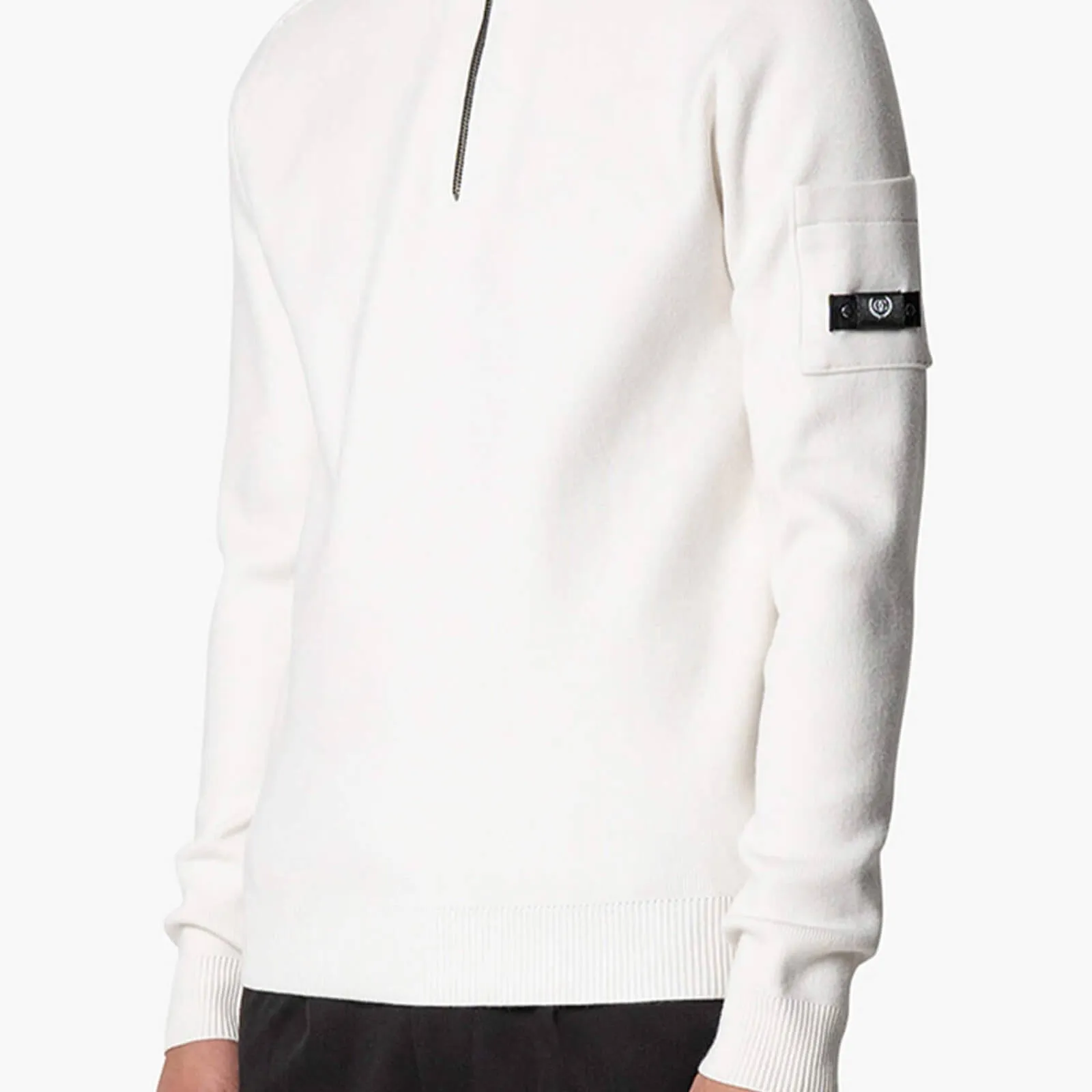 PALACE KNITTED HALFZIP | ECRU