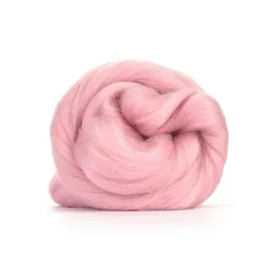 Paradise Fibers Solid Colored Merino Wool Top - Candy Floss