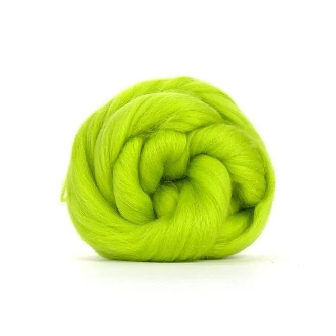 Paradise Fibers Solid Colored Merino Wool Top - Citrus