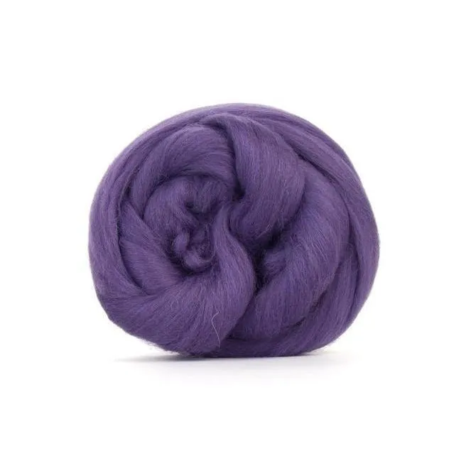 Paradise Fibers Solid Colored Merino Wool Top - Heather