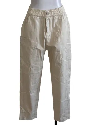 Parchment White Denim Pants