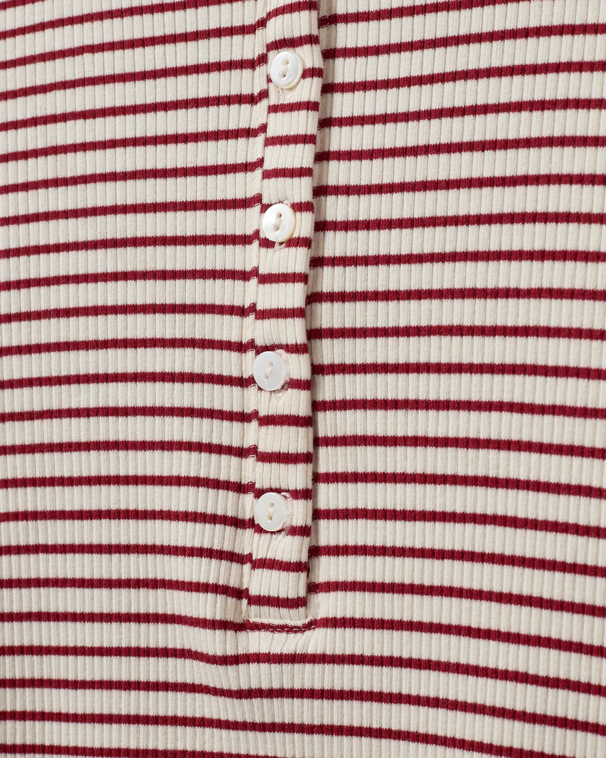 PAXSW T-SHIRT LONG SLEEVE - Red Striped