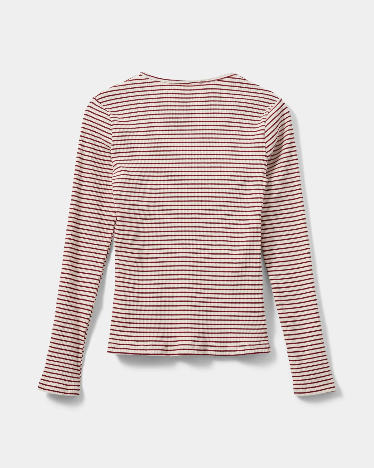 PAXSW T-SHIRT LONG SLEEVE - Red Striped