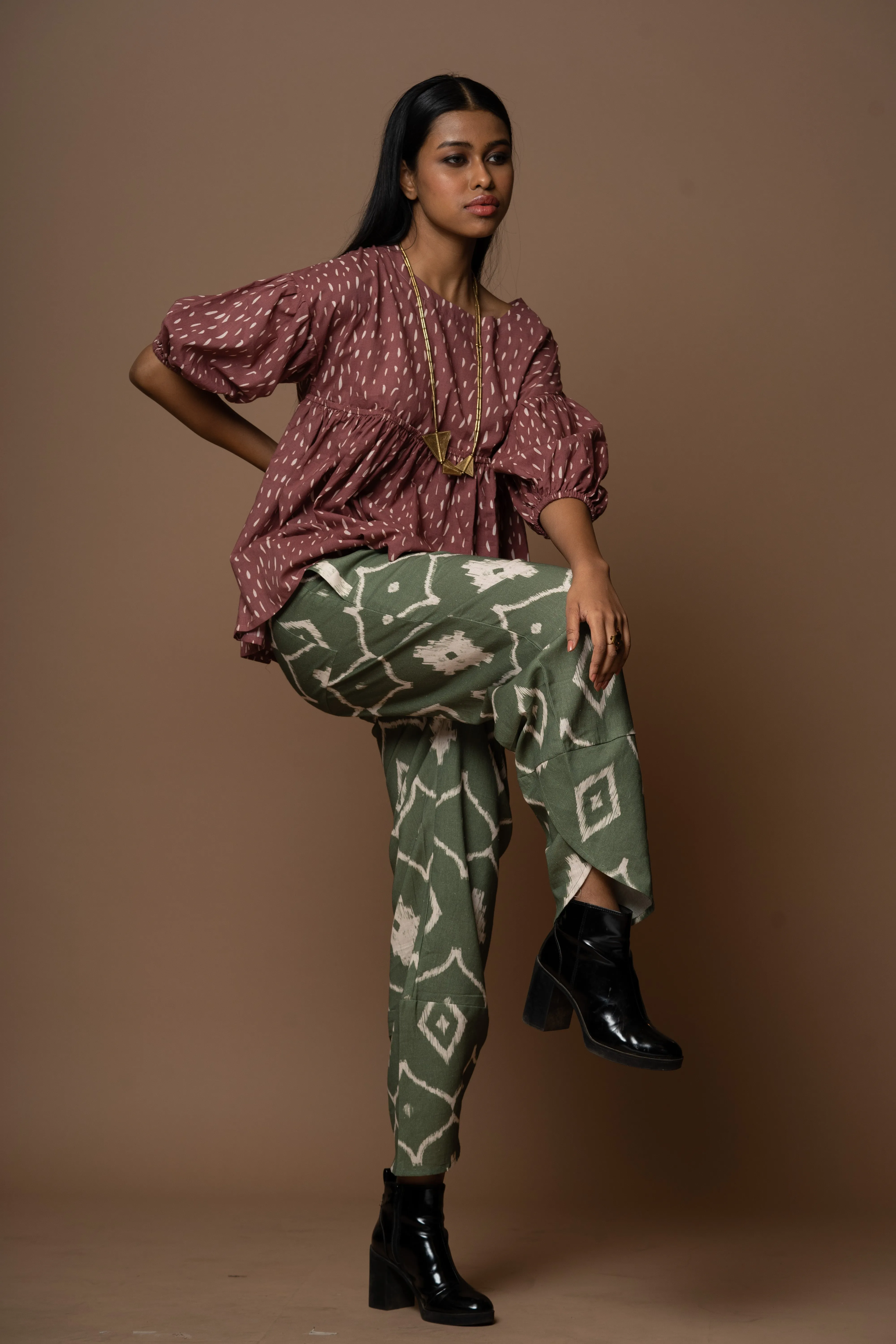 Petal Joy Pants in Moroccan Dreams Pattern
