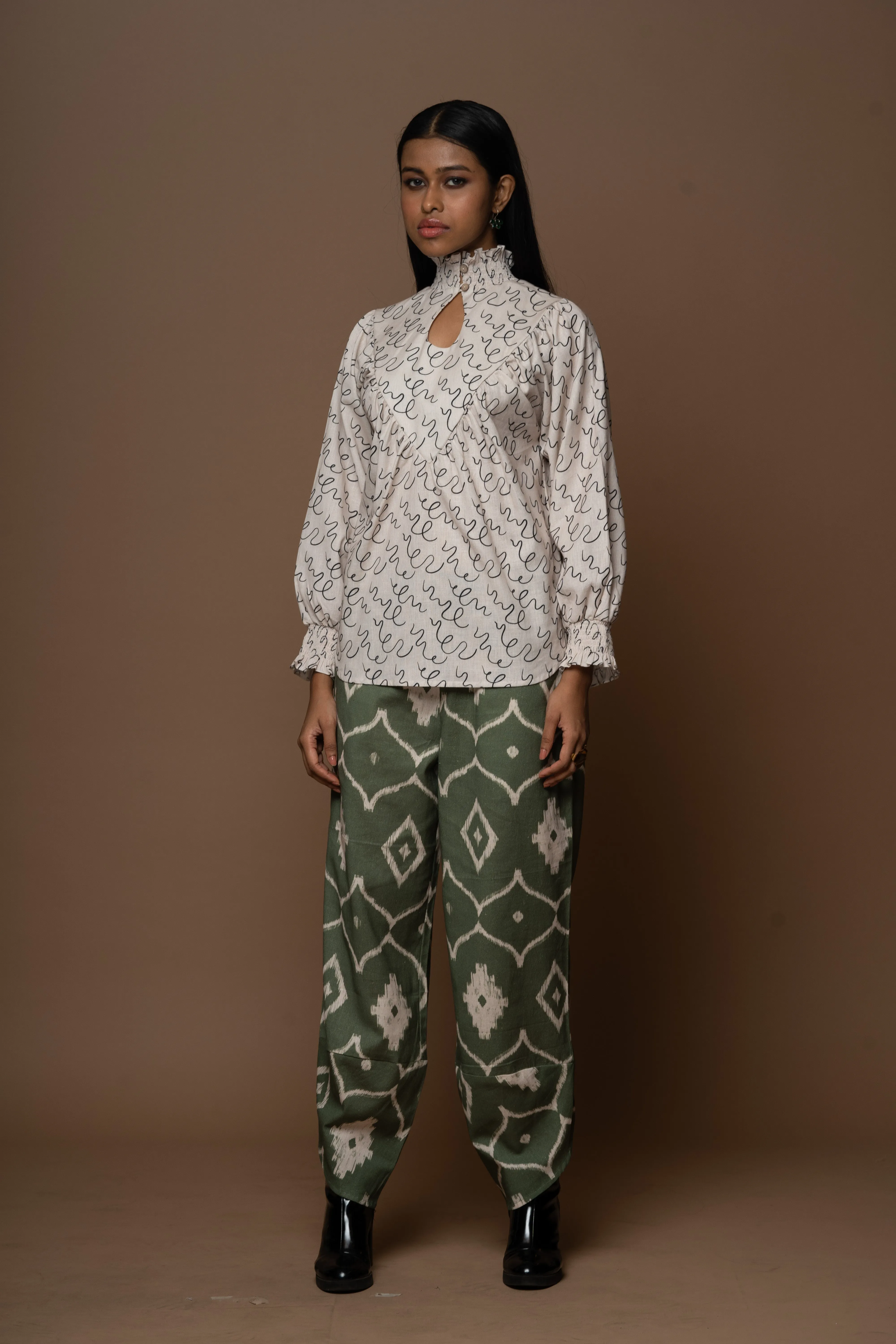 Petal Joy Pants in Moroccan Dreams Pattern