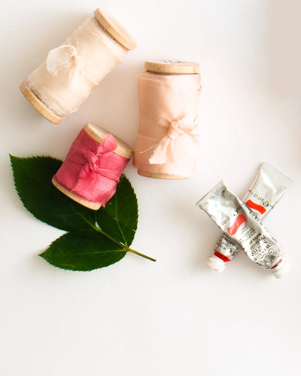 Petal Pink Silk Gauze Ribbon