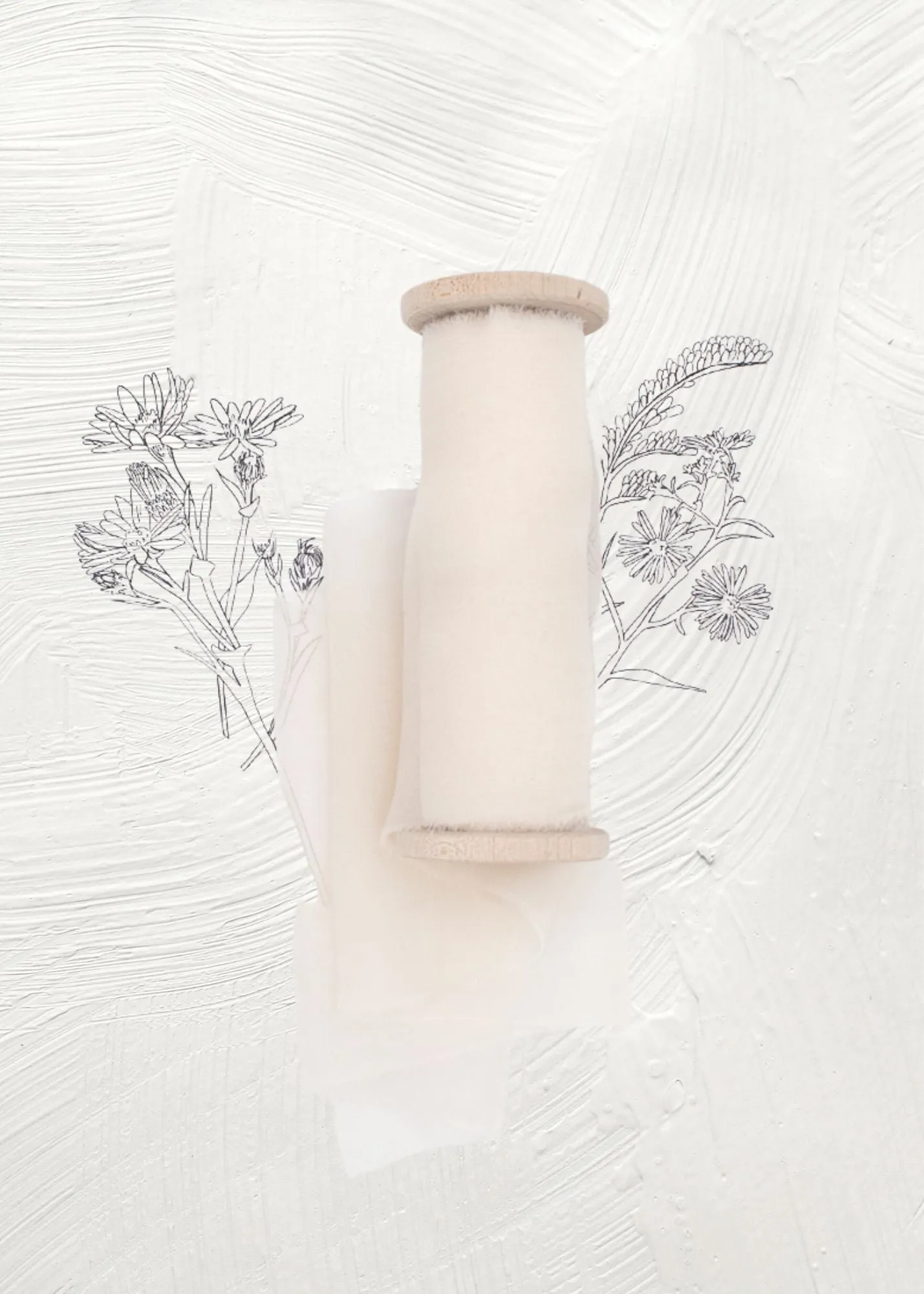 Petal Pink Silk Gauze Ribbon