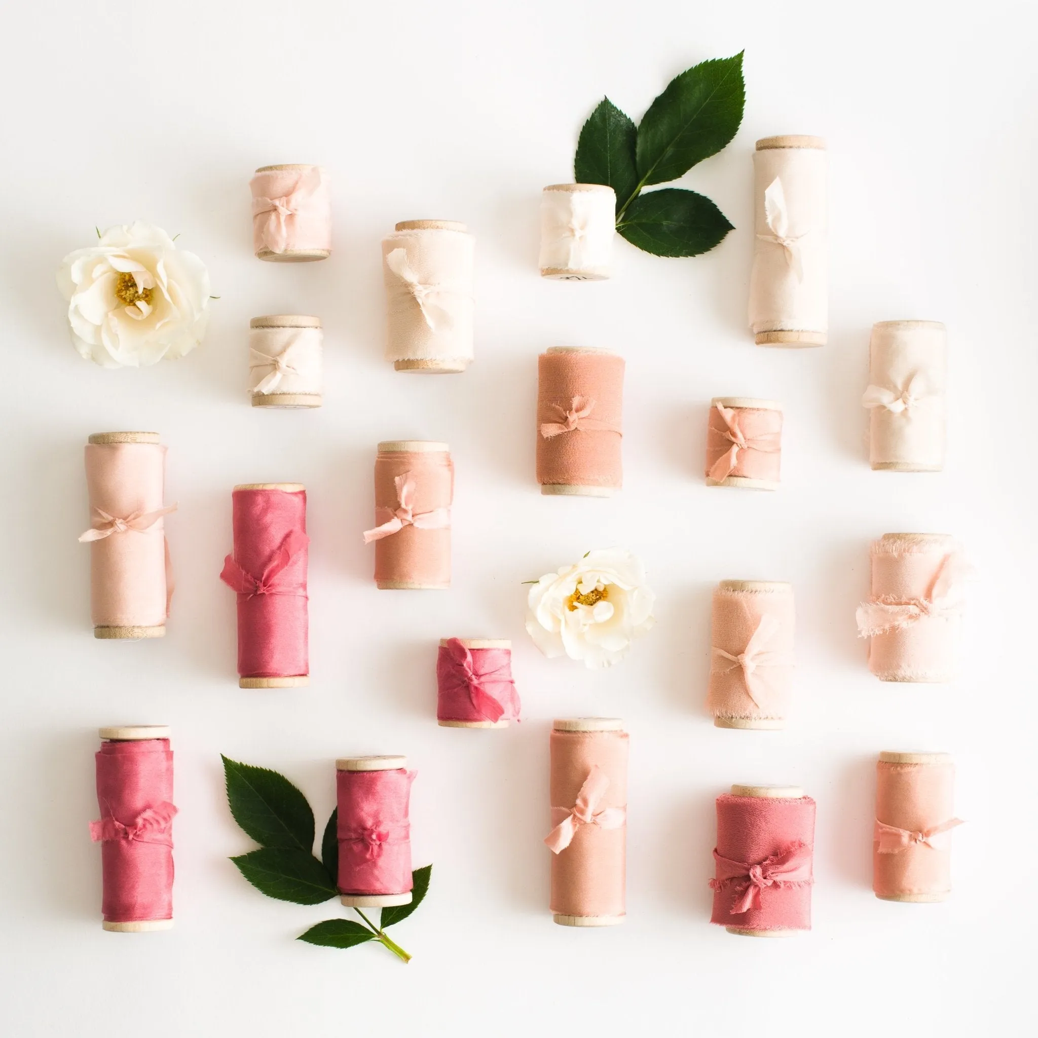 Petal Pink Silk Gauze Ribbon