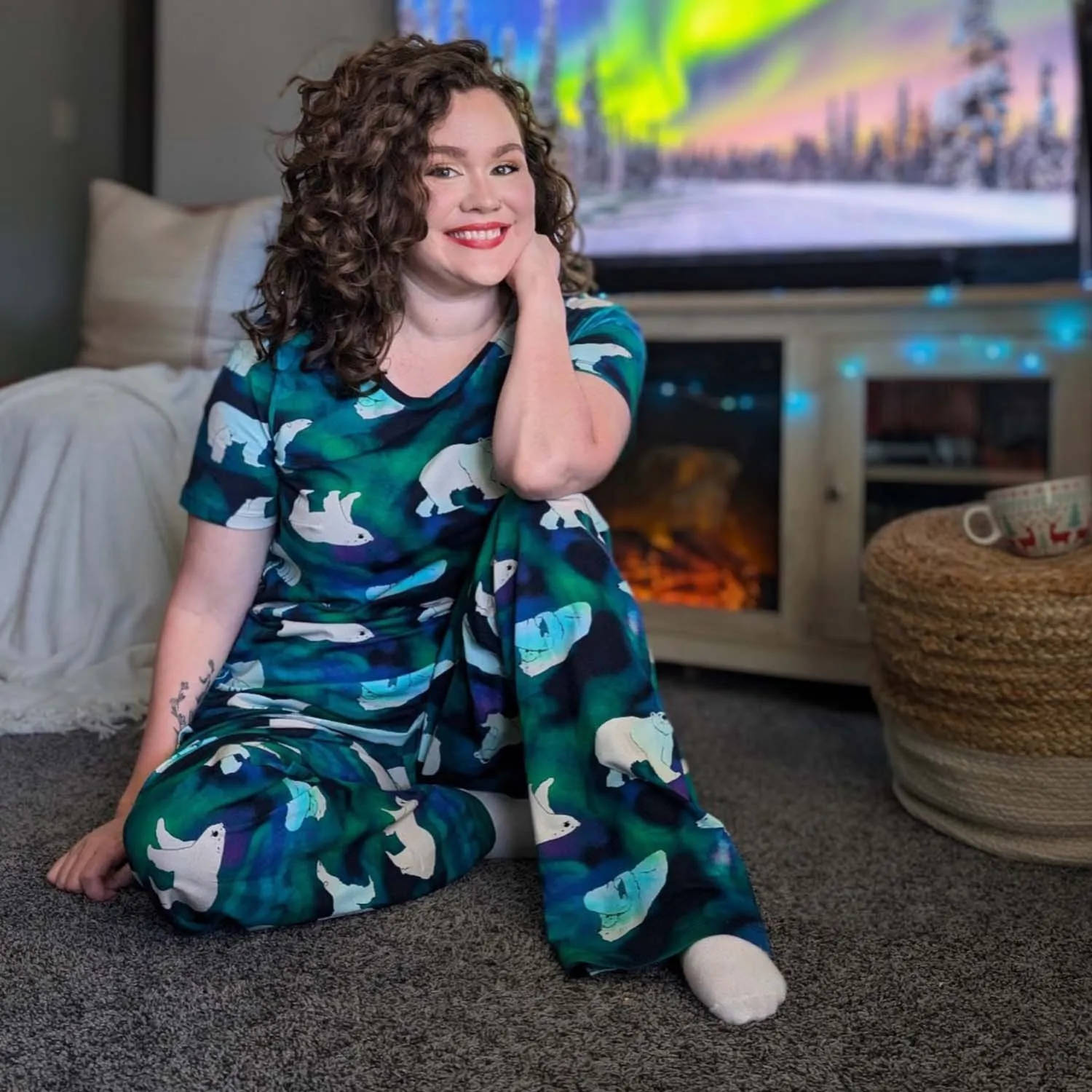 Polar Bear PJ Top & Bottoms Bundle