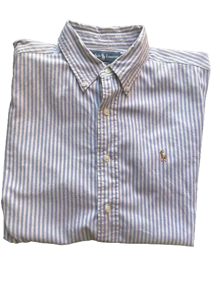 Polo Ralph Lauren Classic Fit Striped Button-Down Cotton Shirt