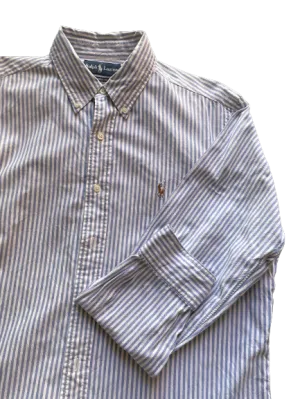 Polo Ralph Lauren Classic Fit Striped Button-Down Cotton Shirt