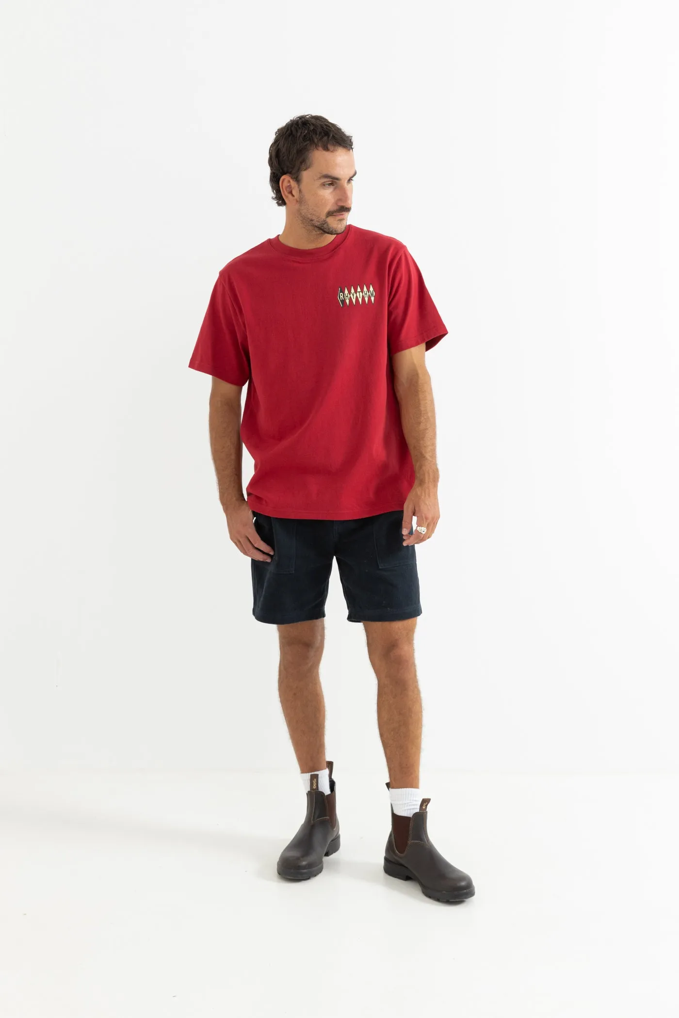 Poolroom Vintage Ss T-Shirt Merlot