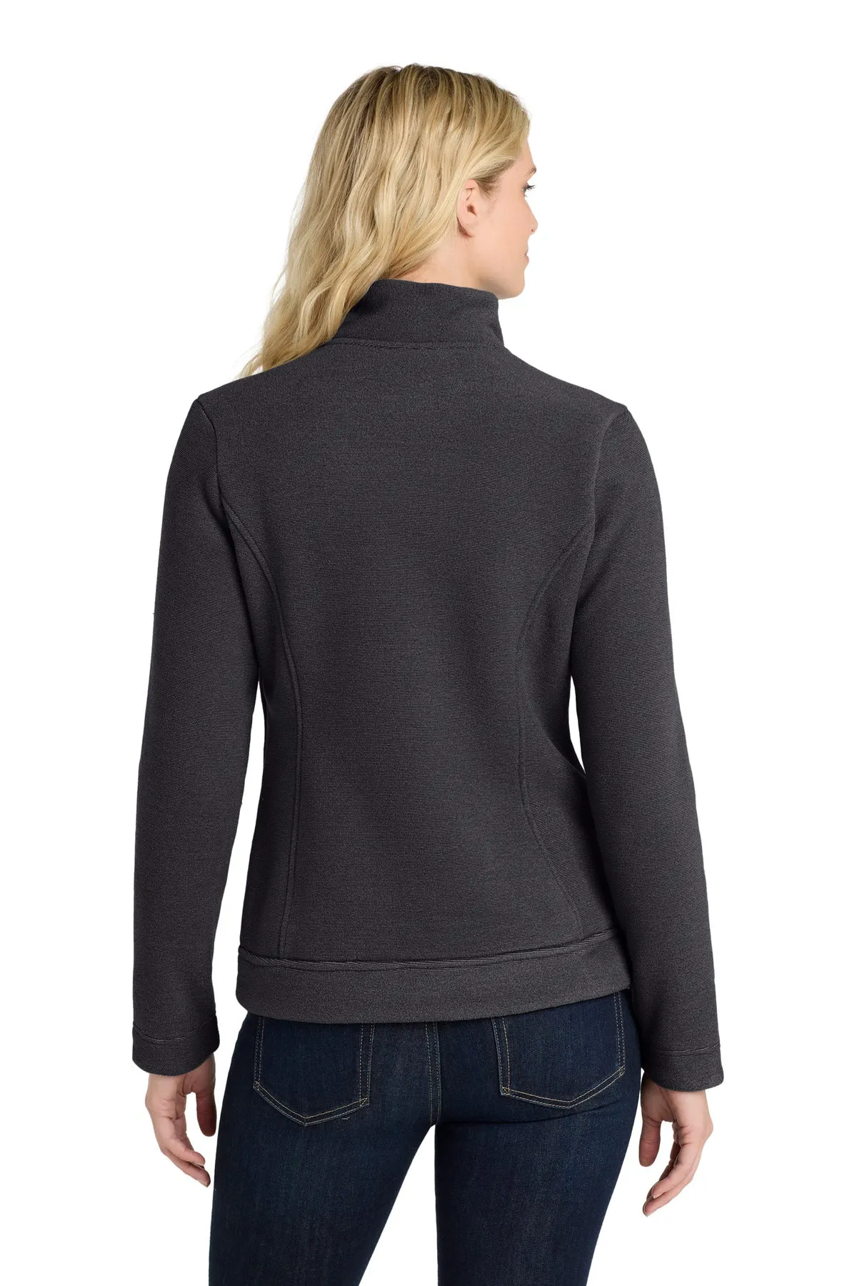 Port Authority  Women's Ultra Warm Brushed Fleece Jacket. L211 Graphite/ Deep Black
