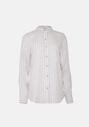Portia Striped Button Up