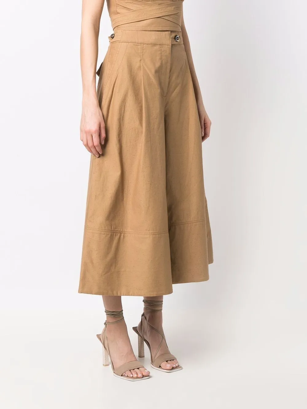 Postcard tailored culotte