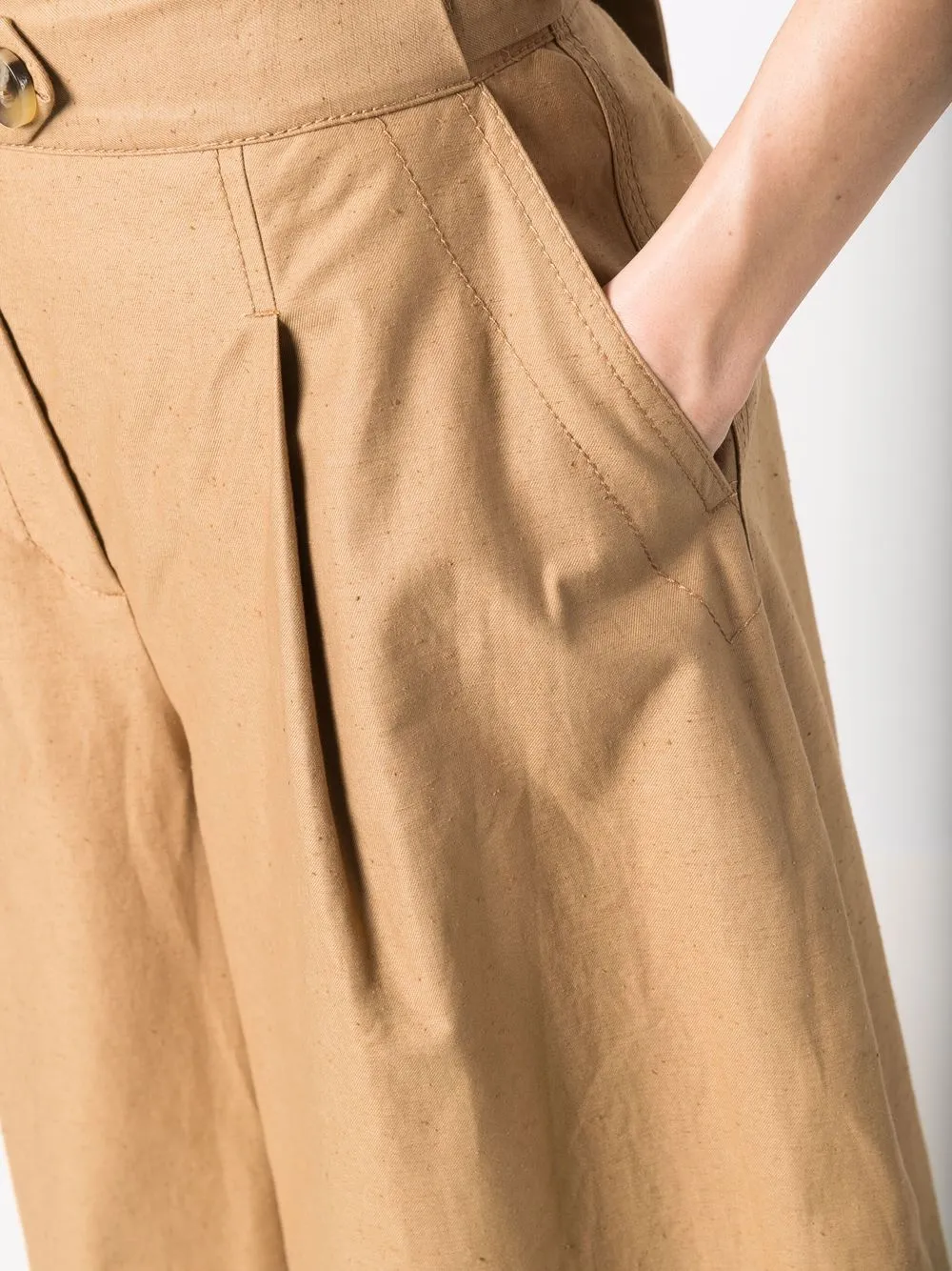 Postcard tailored culotte
