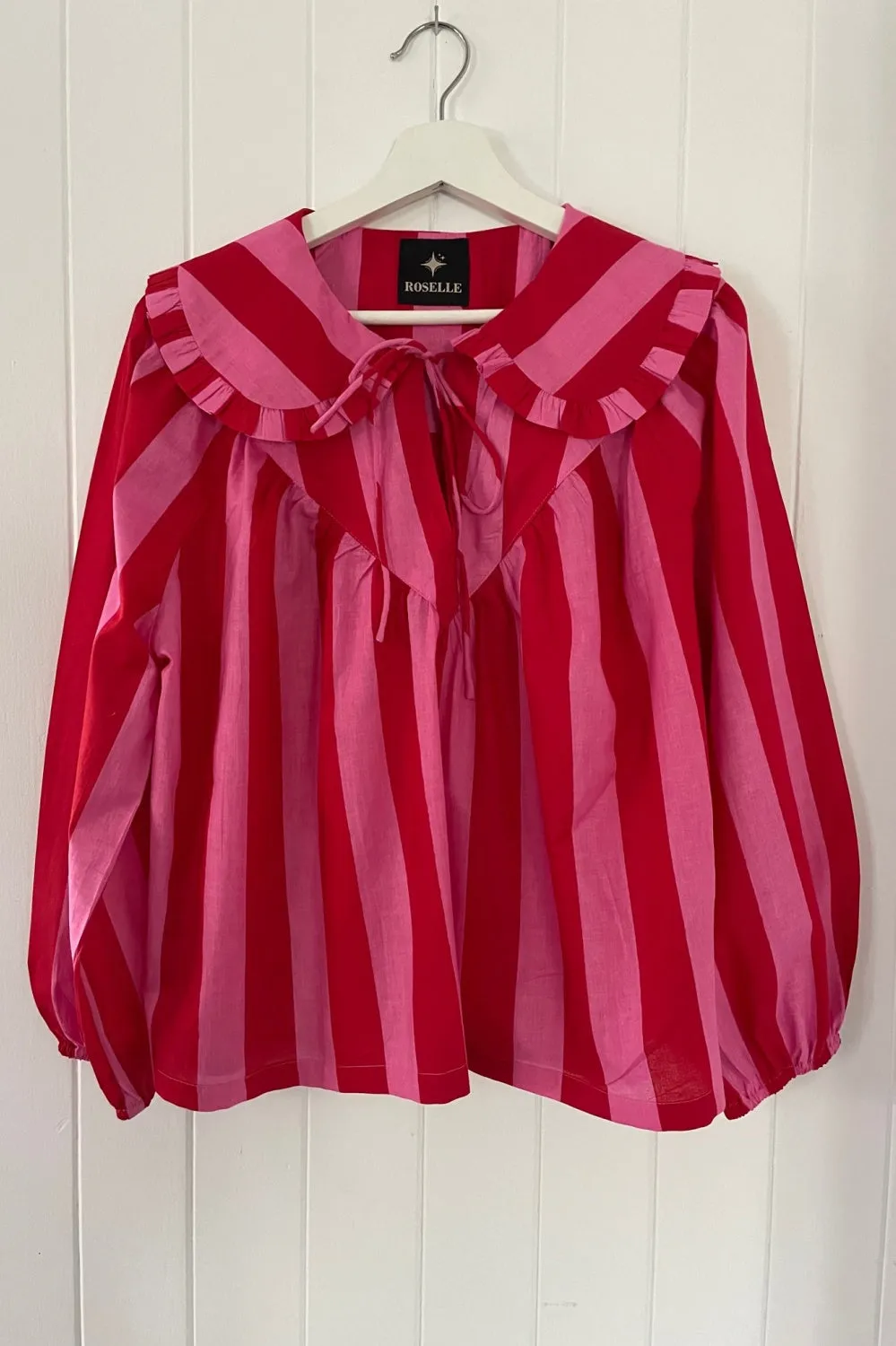PRE-ORDER ROSELLE LALA BLOUSE  BIG STRIPE