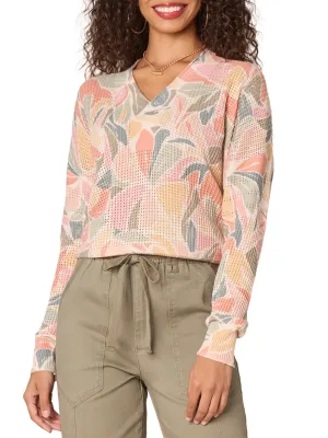 Printed Waffle Sweater - RBLM