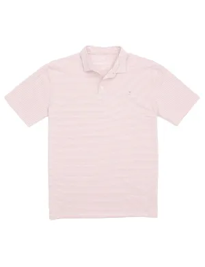 Properly Tied Jackson Polo - Salmon Stripe
