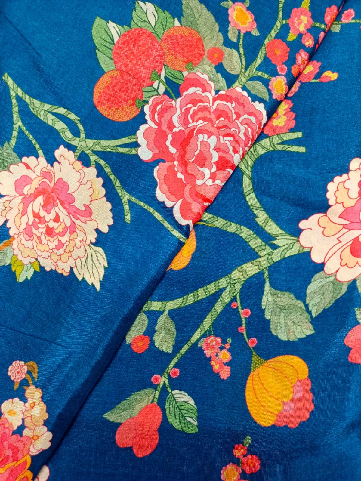Pure Modal Soft Muslin Digital Printed Fabrics
