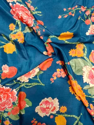 Pure Modal Soft Muslin Digital Printed Fabrics