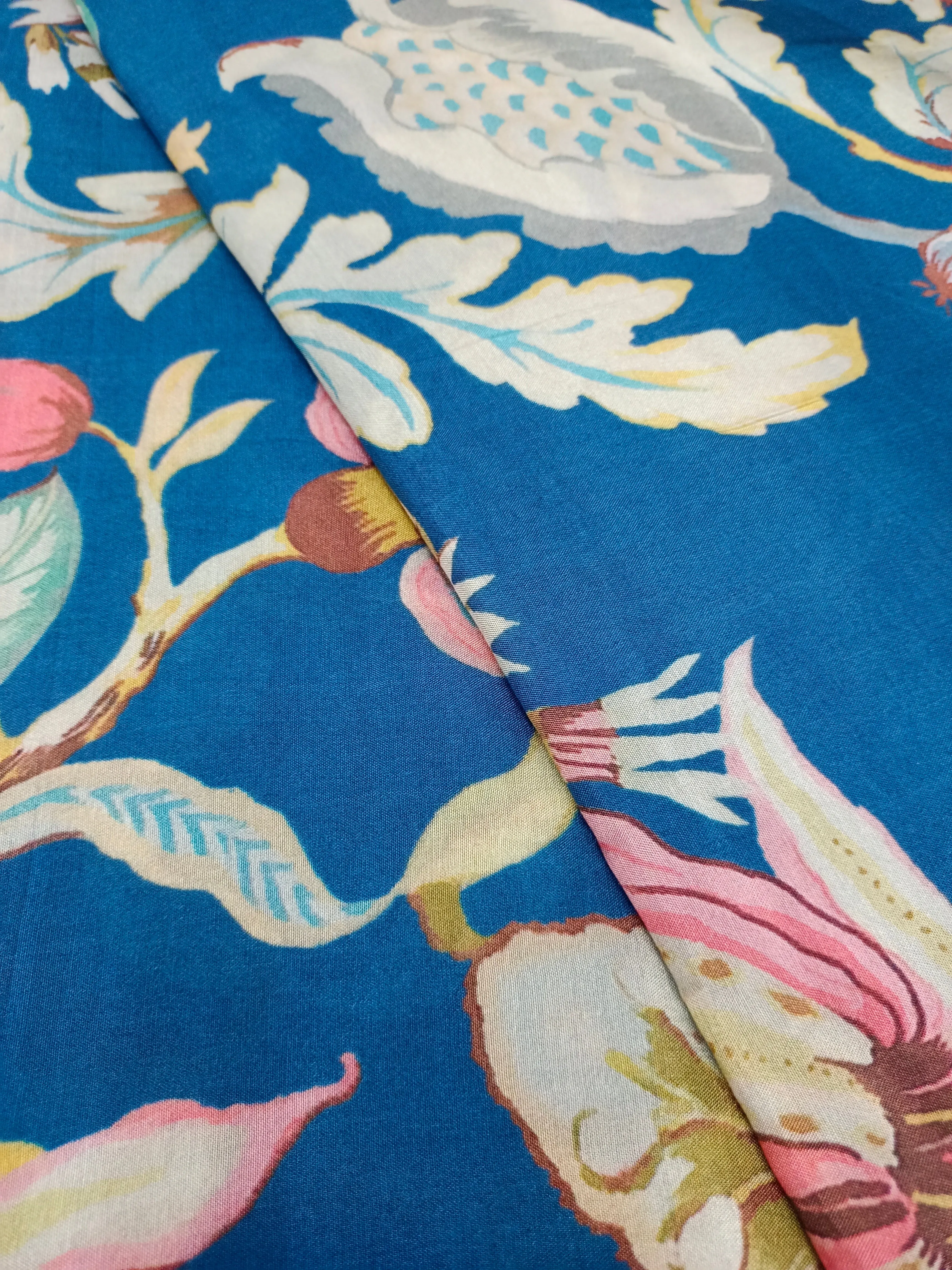 Pure Modal Soft Muslin Digital Printed Fabrics