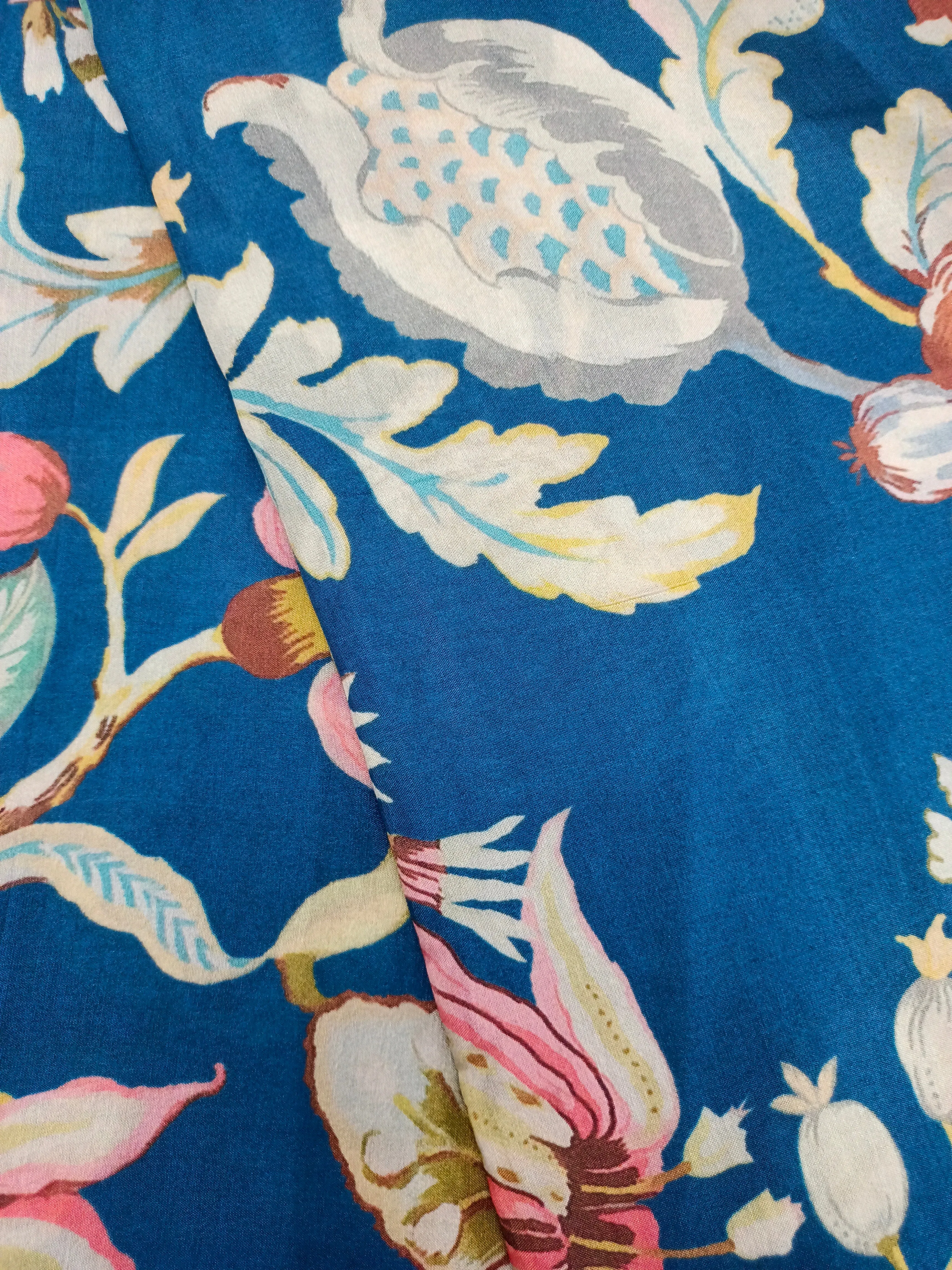Pure Modal Soft Muslin Digital Printed Fabrics