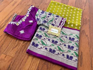 Pure Venkatagiri Pattu Saree