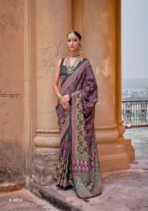 Purple Soft Silk Saree