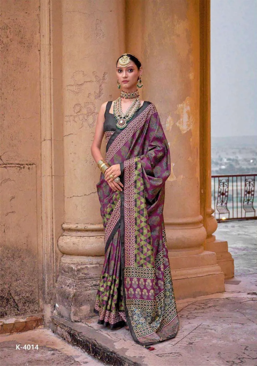 Purple Soft Silk Saree