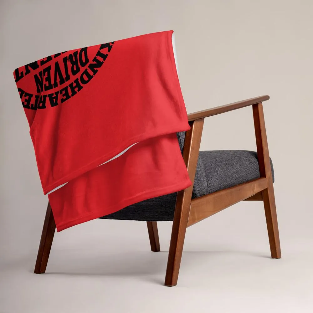 "Physician Assistant Heart" Throw Blanket (Red)