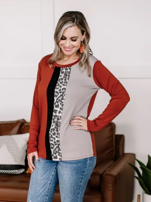 RAISE THE BAR FALL SPICE TOP- in store