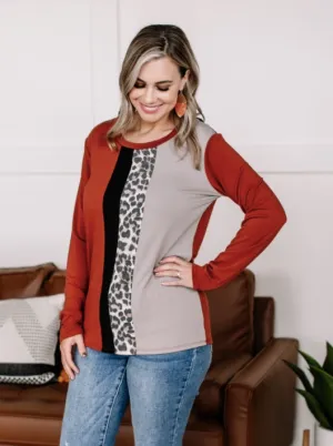 RAISE THE BAR FALL SPICE TOP- in store
