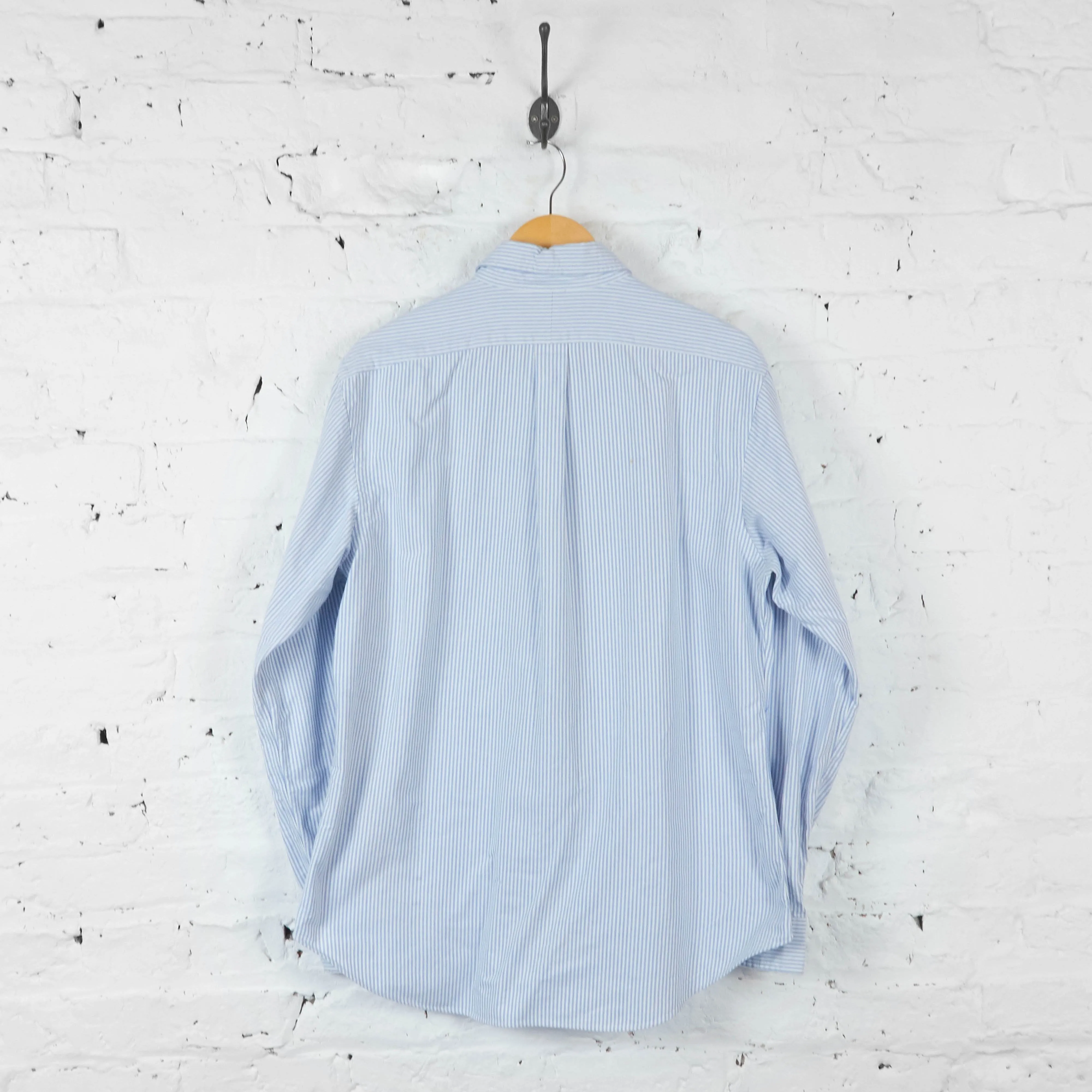 Ralph Lauren Striped Oxford Shirt - Blue - L