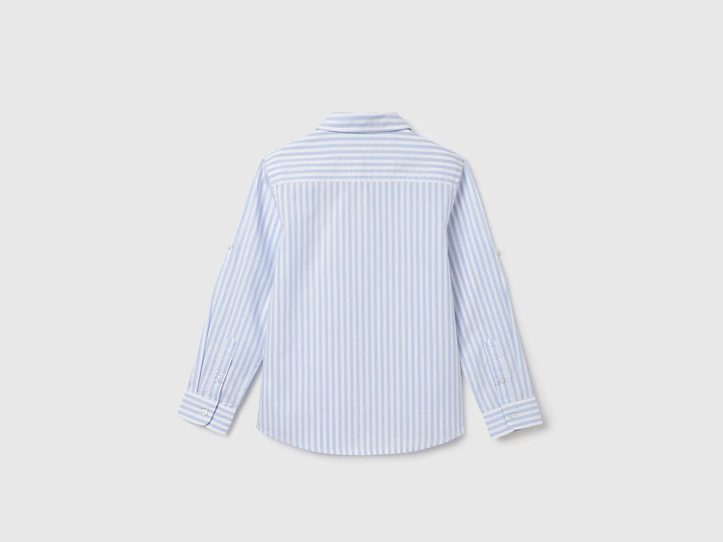 Regular Fit Spread Collar Striped Shirts
