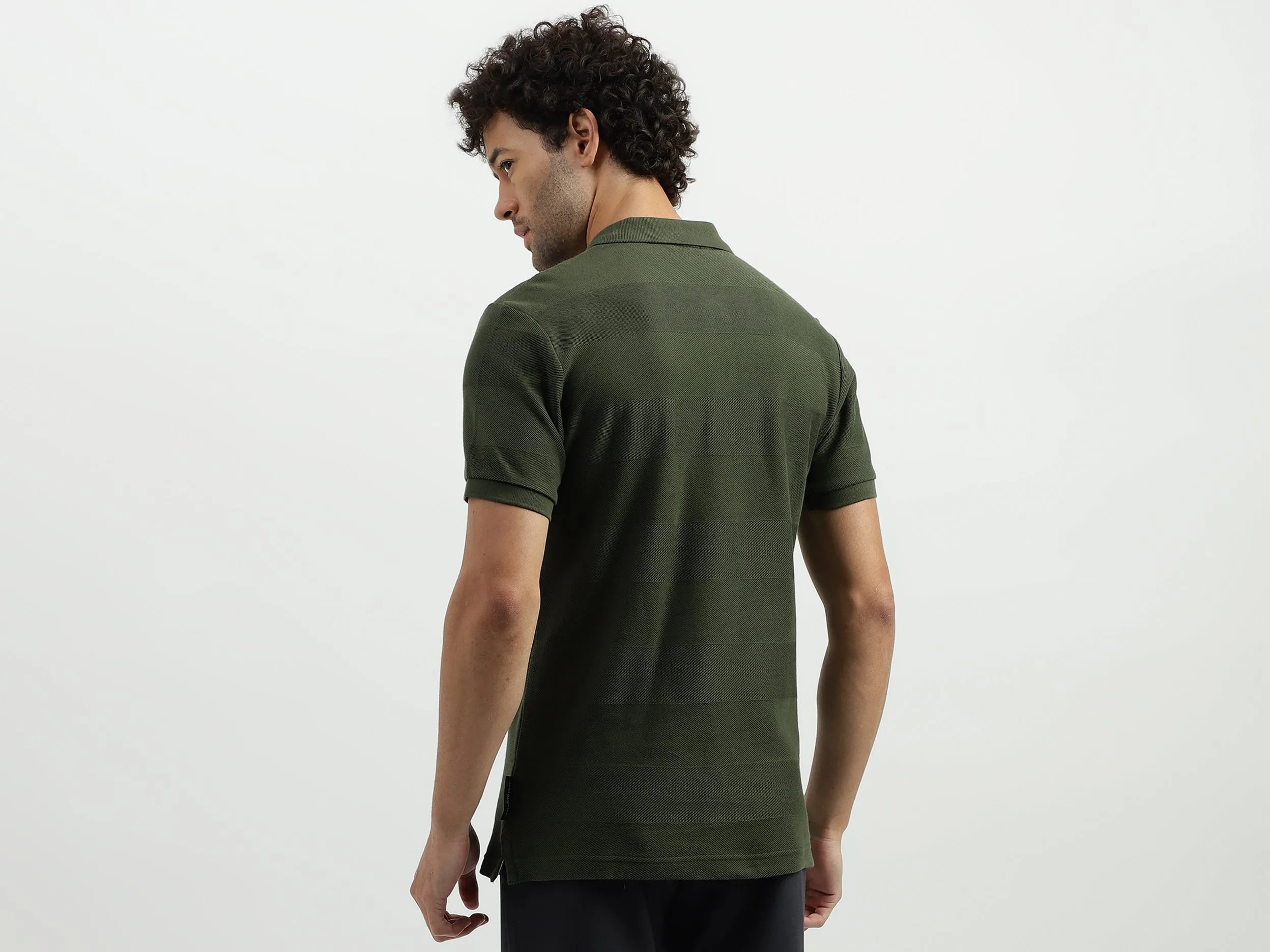 Regular Polo Neck Striped T-shirts