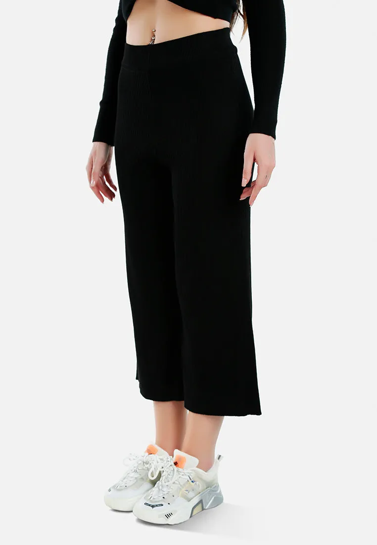 Relaxed Wide Leg Pants