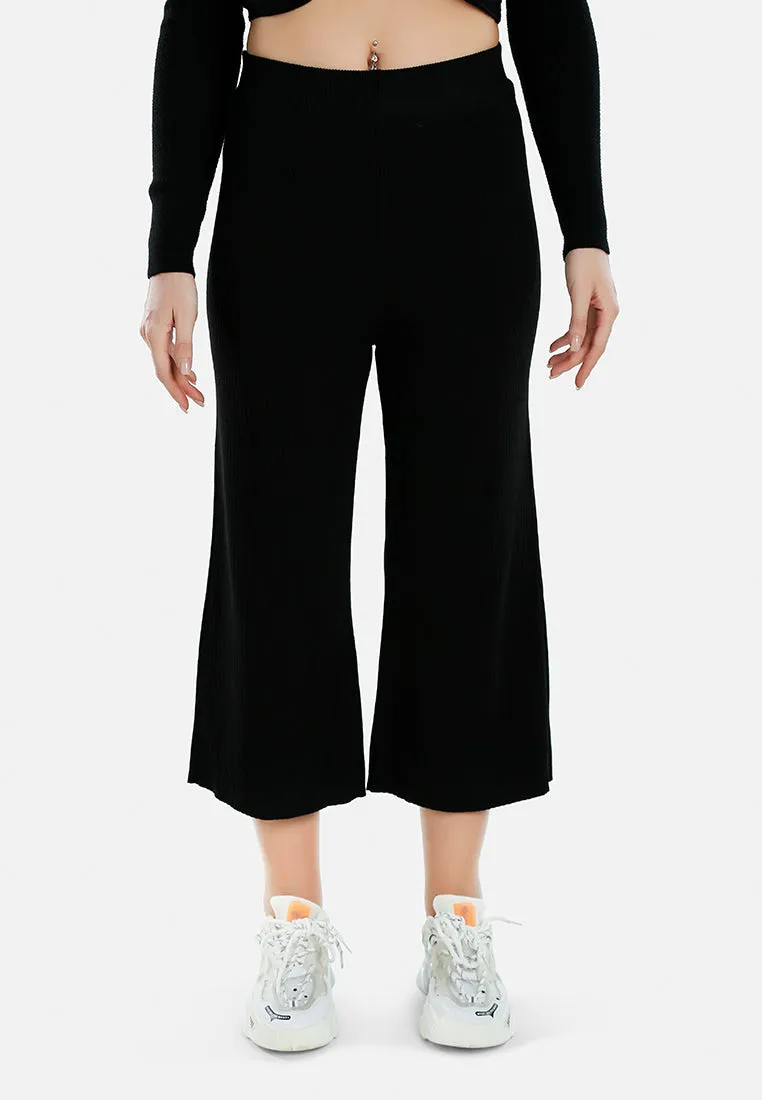Relaxed Wide Leg Pants