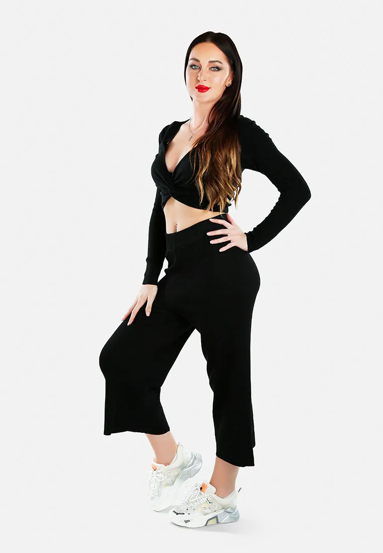 Relaxed Wide Leg Pants