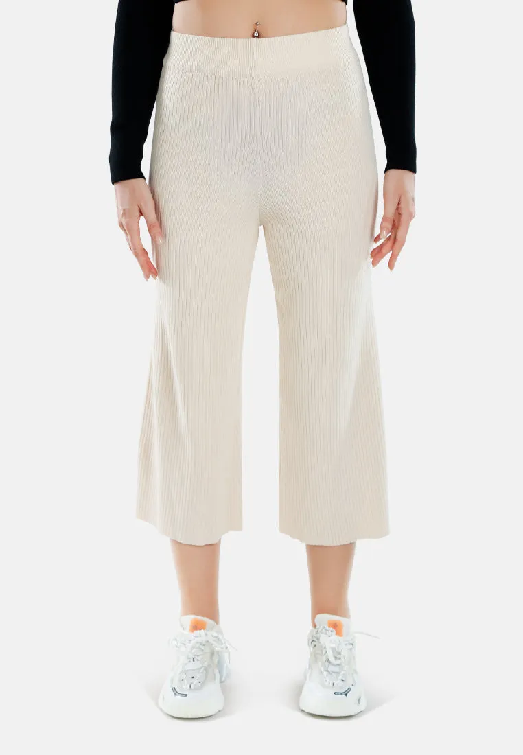 Relaxed Wide Leg Pants