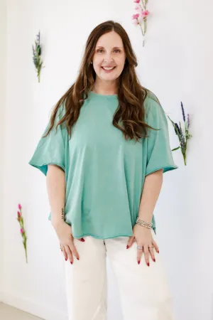 Relaxing All Cool Mineral Washed Top